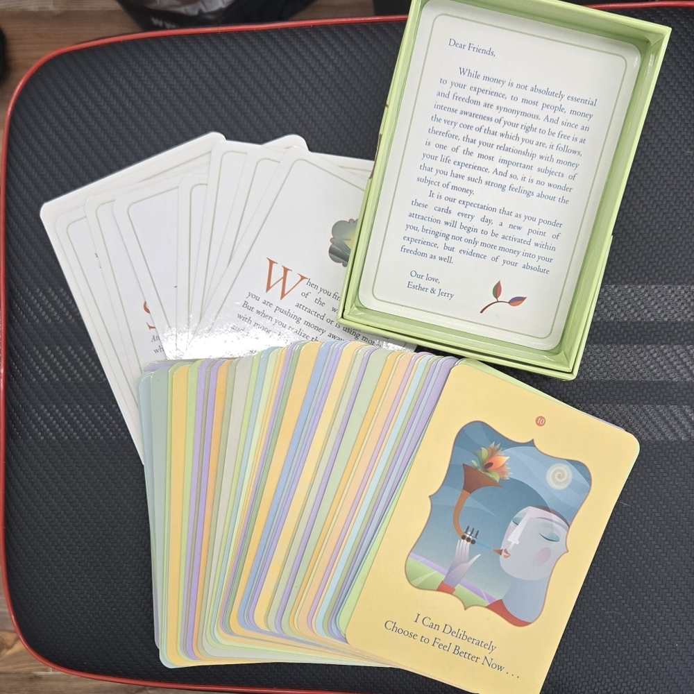 Money and the Law of Attraction Cards